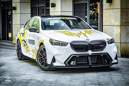 BMW M5 G90 G99 MP款碳纖維前下擾流 T-471