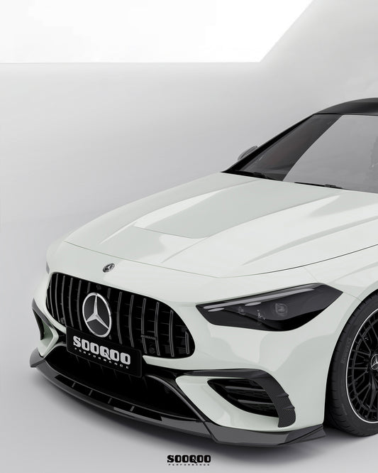 賓士CLE53 C236 SQ款 乾碳纖維前下擾流 SQ-BZ-001