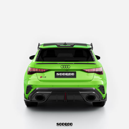 Audi RS3 8Y SQ款 Sportback版本 碳纖維後擾流 SQ-AD-007A