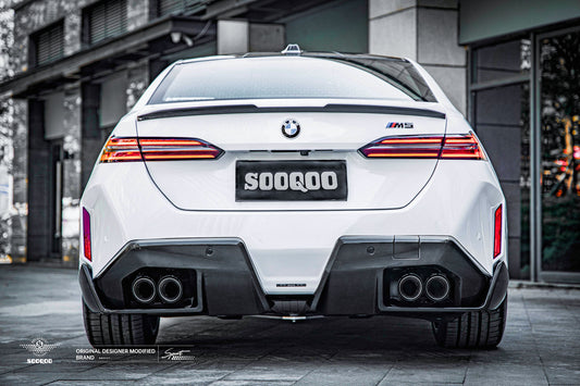BMW M5 G90 G99 MP款碳纖維後下擾流 T-473