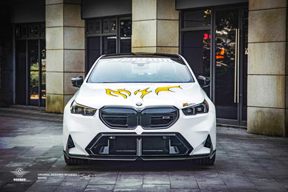 BMW M5 G90 G99 MP款碳纖維前下擾流 T-471