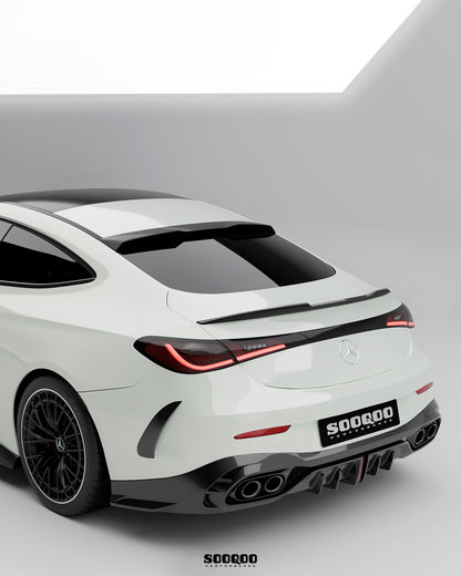 賓士CLE53 C236 SQ款 乾碳纖維後車箱尾翼 SQ-BZ-005