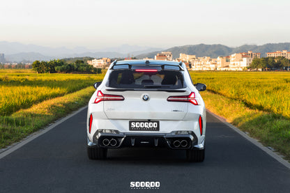 BMW X3 G45 SQ款碳纖維後保險桿飾蓋 T-081