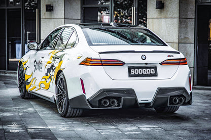 BMW M5 G90 G99 MP款碳纖維後下擾流 T-473