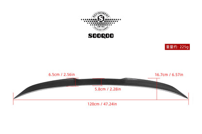 BMW 3系G20 M3 G80 M款碳纖維尾翼 T-079