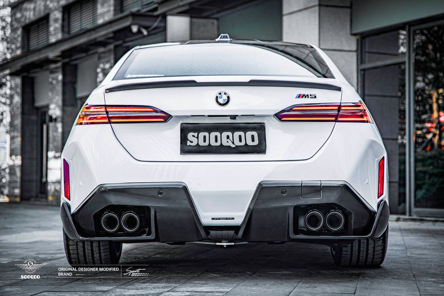 BMW M5 G90 MP款碳纖維尾翼 T-439