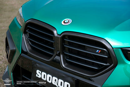 BMW X5M F95 LCI 原廠款碳纖維水箱護罩邊框