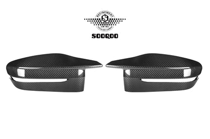 BMW 5系G30 M4款碳纖維後視鏡蓋 H-006B