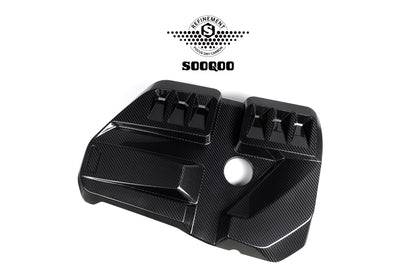 BMW M2 G87 碳纖維引擎室飾蓋 T-347