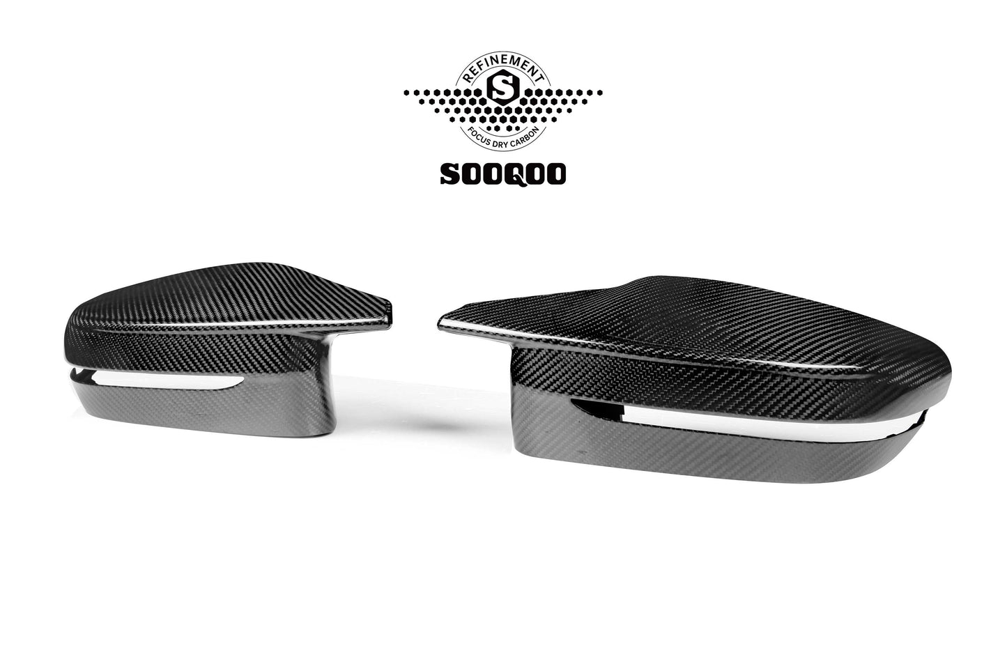 BMW 5系G30 M4款碳纖維後視鏡蓋 H-006B