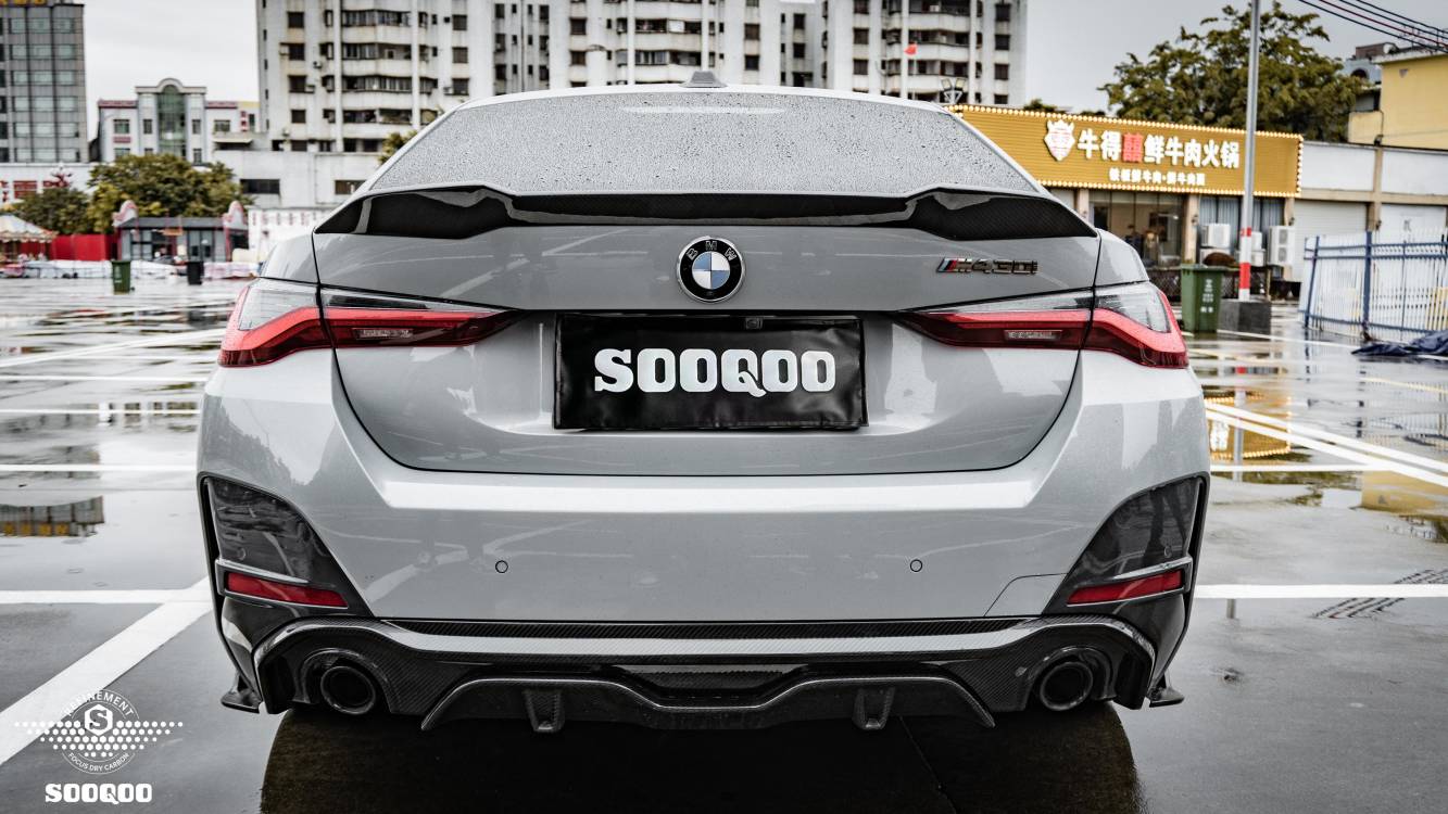 BMW 4系G26 SQ款碳纖維後擾流 T185