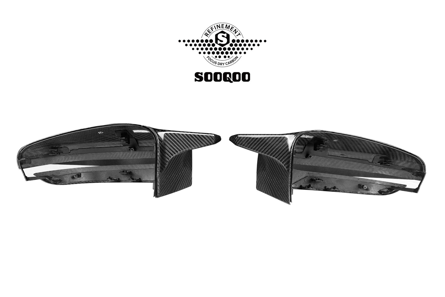 BMW 5系G30 M4款碳纖維後視鏡蓋 H-006B