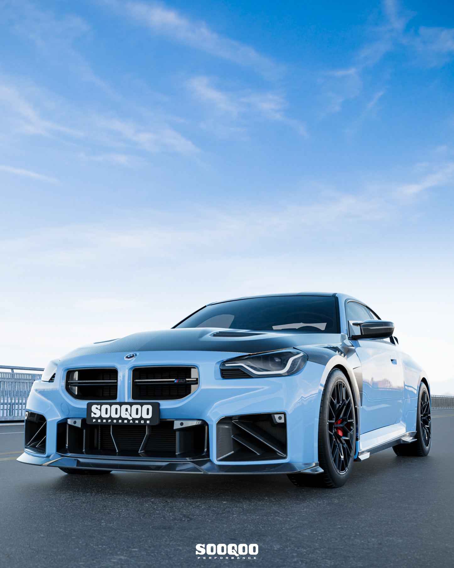 BMW M2 G87  2系 G42 SQ款碳纖維引擎蓋 SQ-BW-002