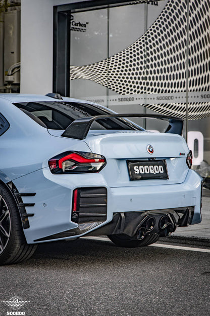 BMW M2 G87 碳纖維中置排氣管飾蓋 T-319