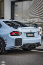 BMW M2 G87 碳纖維中置排氣管飾蓋 T-319
