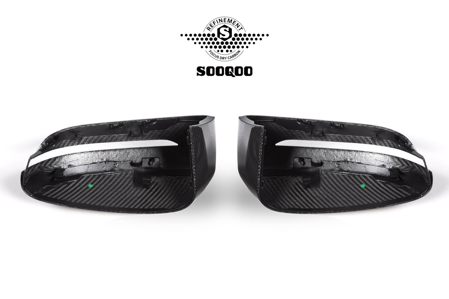 BMW 5系G30 原車款碳纖維後視鏡蓋 H-034B