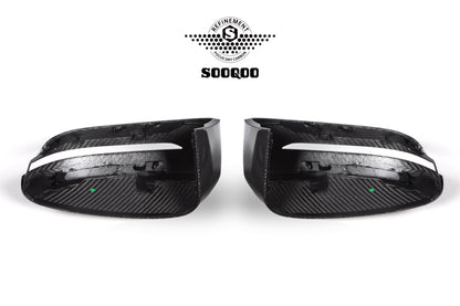 BMW 5系G30 原車款碳纖維後視鏡蓋 H-034B