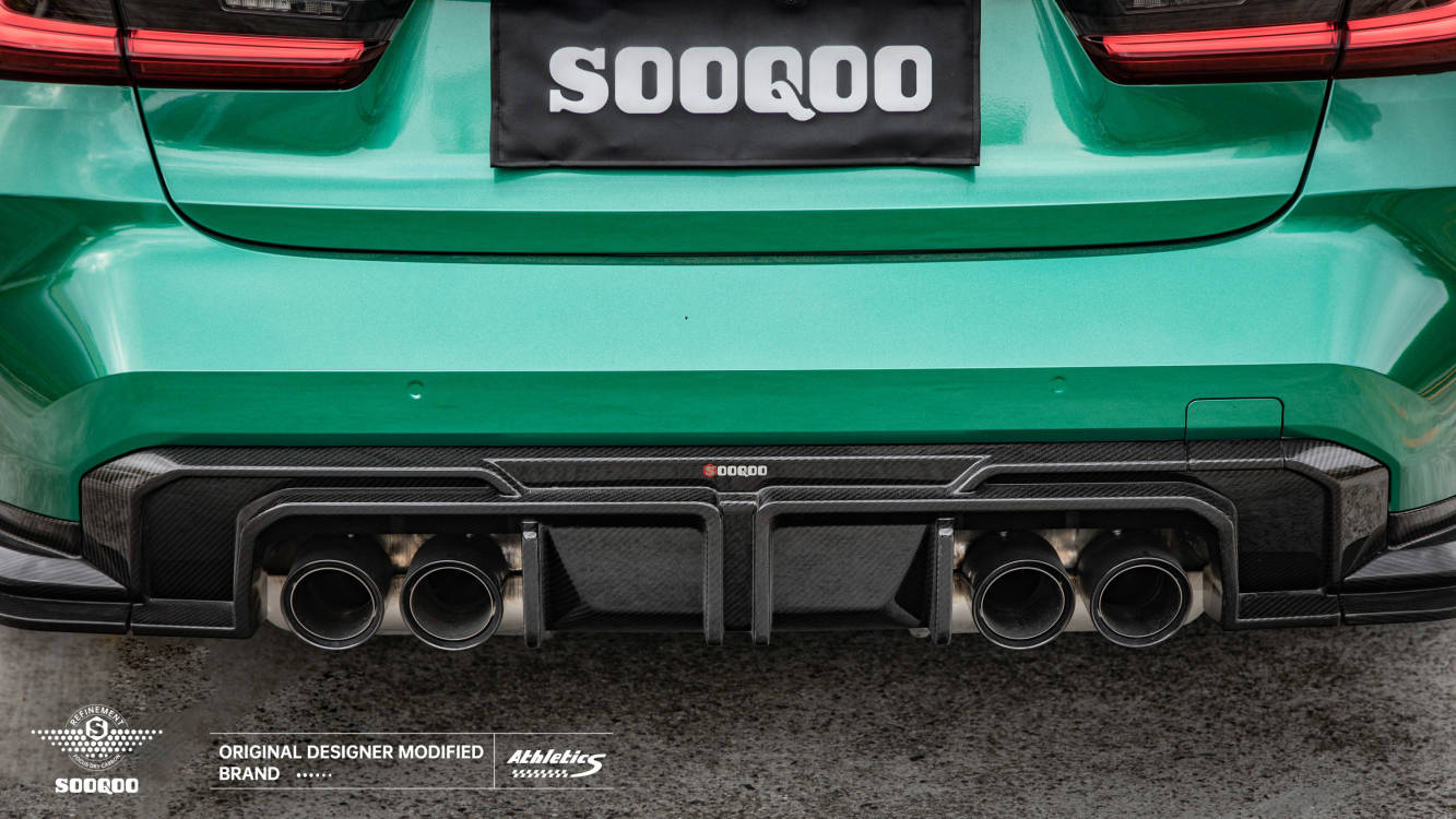 BMW M3G80 M4G82 SQ款 碳纖維後擾流 T-324A