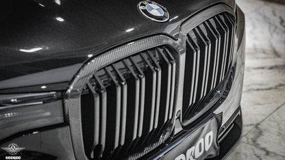 BMW X7 G07 格柵款碳纖維水箱護罩 T-262