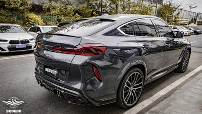 BMW X6 G06 LCI  X6M F96 M款碳纖維尾翼 T-023