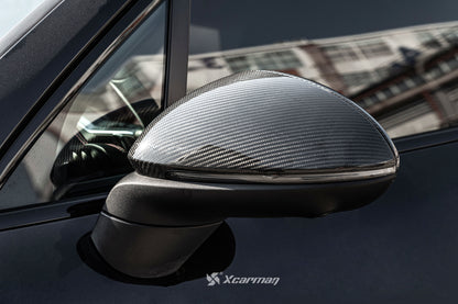 Porsche Caynne 9ya 原車OEM款 乾式碳纖維後視鏡蓋