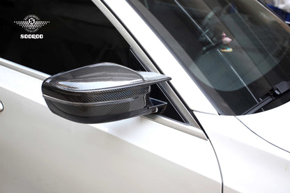 BMW 5系G30 M4款碳纖維後視鏡蓋 H-006B