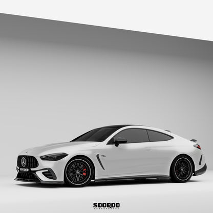 賓士CLE53 C236 SQ款 乾碳纖維前下擾流 SQ-BZ-001