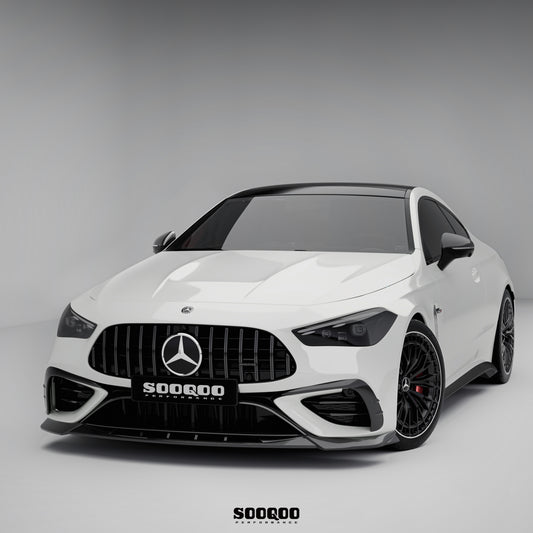 賓士CLE53 C236 SQ款 乾碳纖維前下擾流 SQ-BZ-001