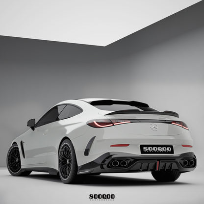 賓士CLE53 C236 SQ款 乾碳纖維後車箱尾翼 SQ-BZ-005