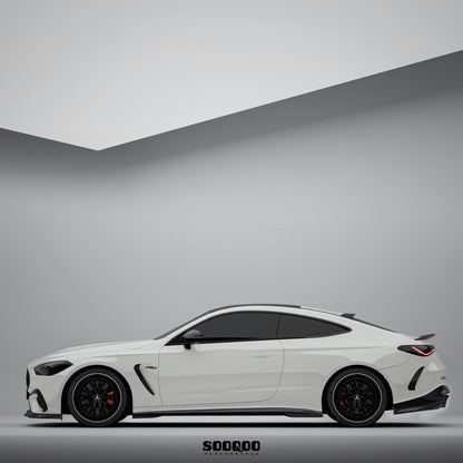 賓士CLE53 C236 SQ款 乾碳纖維側裙 SQ-BZ-003