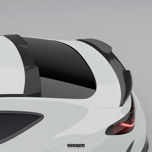 賓士CLE53 C236 SQ款 乾碳纖維後車箱尾翼 SQ-BZ-005