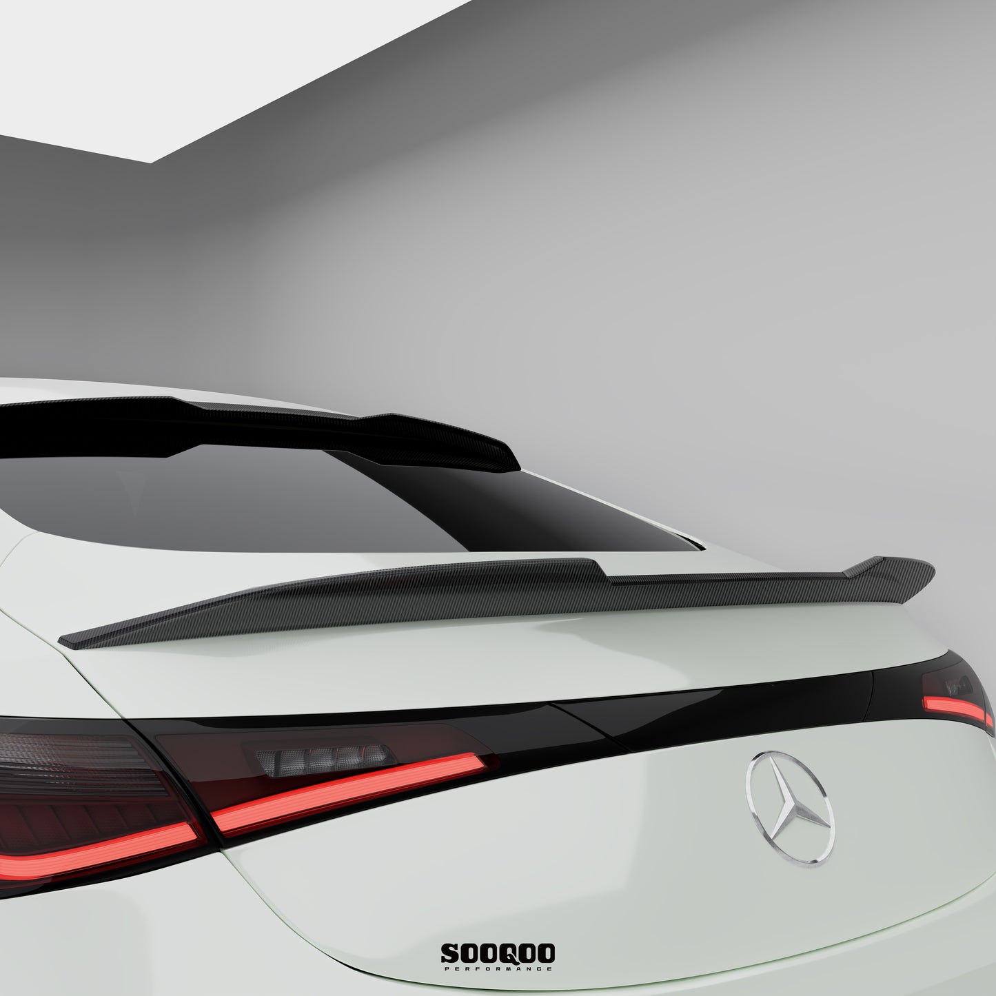 賓士CLE53 C236 SQ款 乾碳纖維後車箱尾翼 SQ-BZ-005