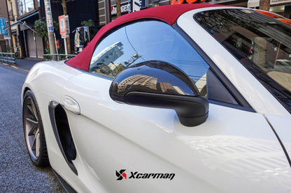 Porsche 911 991 原車OEM款 普通版 乾式碳纖維後視鏡蓋