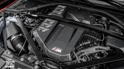 BMW M2 G87 碳纖維引擎室飾蓋 T-347
