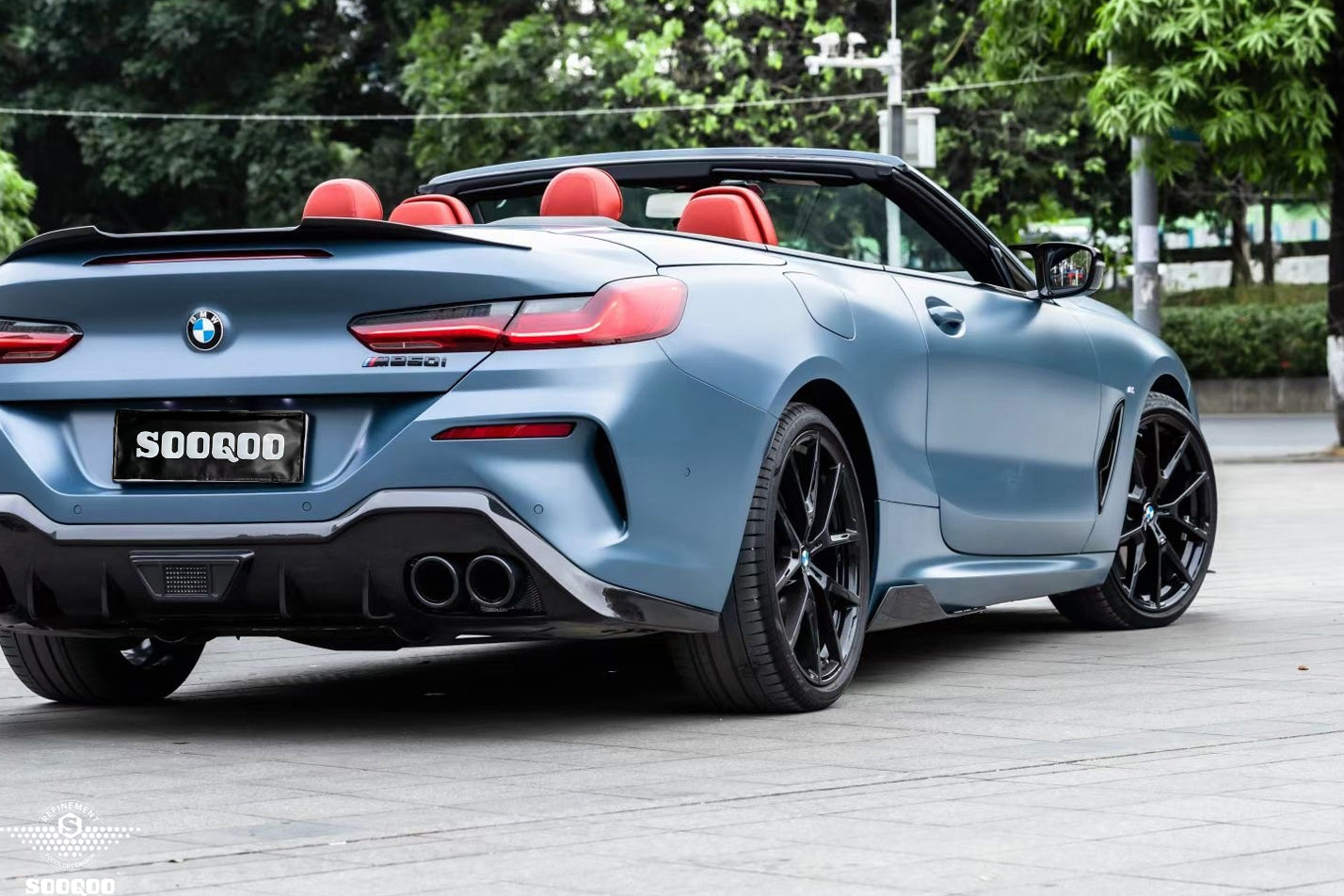 BMW 8系G14 AC款碳纖維尾翼 T-056