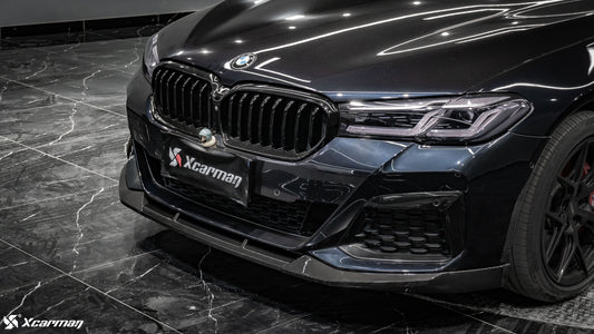 BMW 5系 G30 LCI MP款碳纖維前擾流 T-214