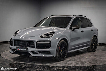 Porsche Caynne 958.2 原車OEM款 環景輔助 乾式碳纖維後視鏡蓋