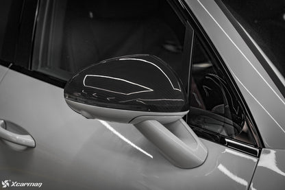 Porsche Macan 95B 原車OEM款 環景輔助 乾式碳纖維後視鏡蓋