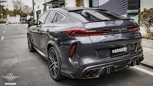 BMW X6 G06 LCI  X6M F96 M款碳纖維尾翼 T-023