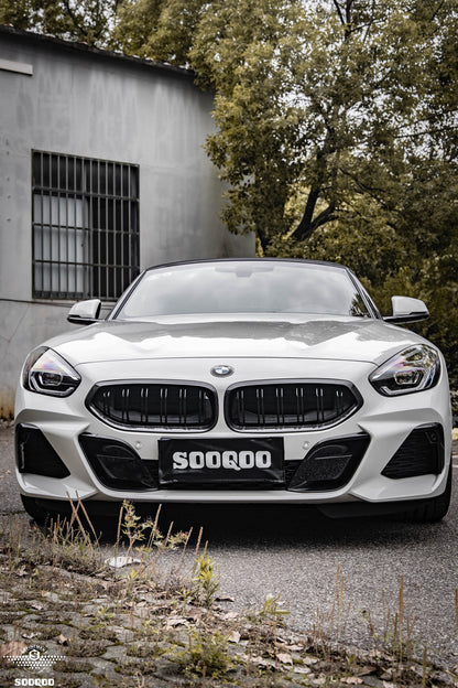 BMW Z4 G29 雙格柵款乾碳纖維水箱護罩 T-302