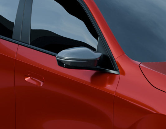 BMW X3 G45 SQ款碳纖維牛角後照鏡飾蓋 H-056