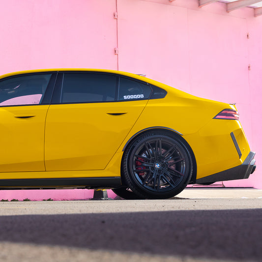 BMW M5 G90 G99 SQ-A款碳纖維側裙 T-490