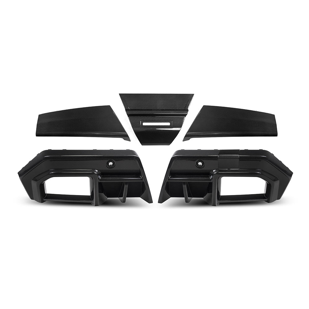BMW M5 G90 SQ-B款碳纖維後擾流 T-492B