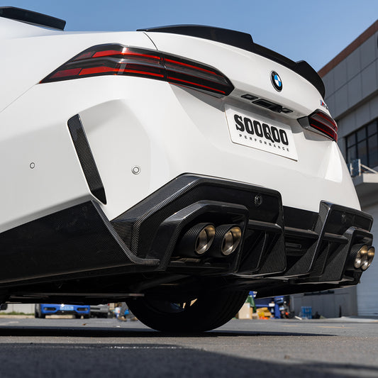 BMW M5 G90 SQ-B款碳纖維後擾流 T-492B
