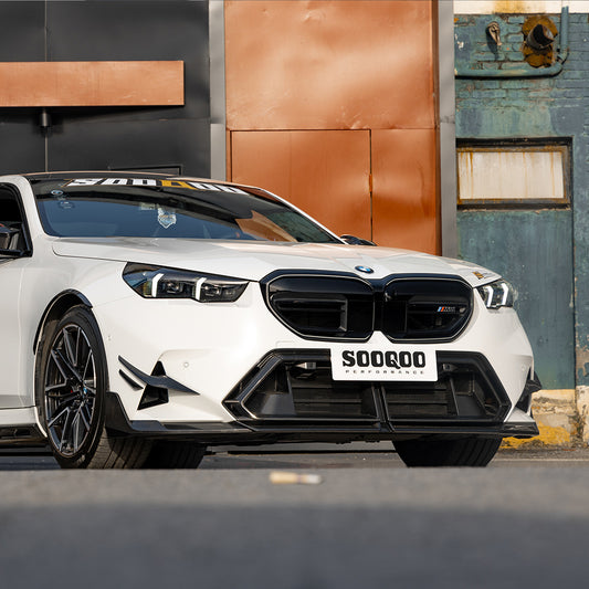 BMW M5 G90 G99 SQ-B款碳纖維前保桿中心飾蓋 T-481B