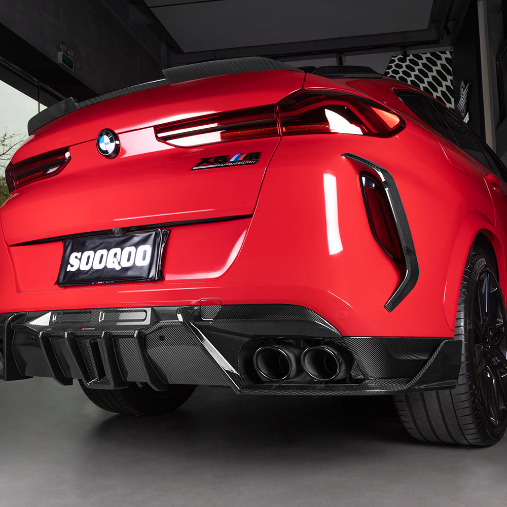BMW X6M F96 SQ款碳纖維後擾流 T-455A
