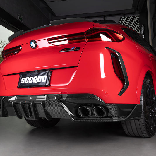 BMW X6M F96 SQ款碳纖維後擾流 T-455A