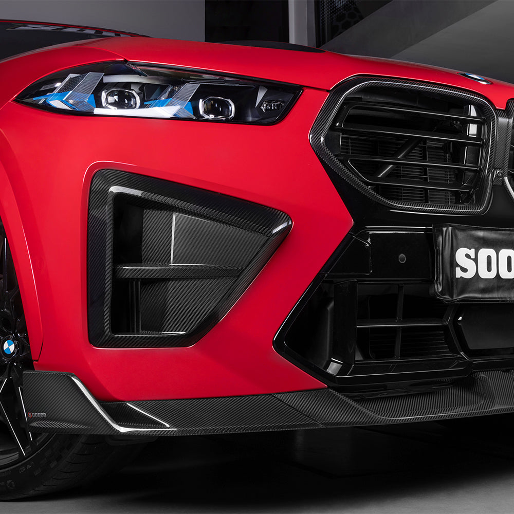 BMW X6M F96 LCI SQ款碳纖維前擾流 T-449