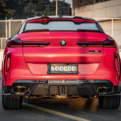 BMW X6M F96 LCI SQ款碳纖維頂翼 T-452
