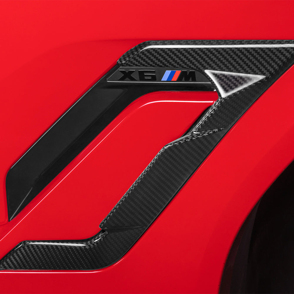 BMW X6M F96 LCI SQ款碳纖維車側飾板 T-450